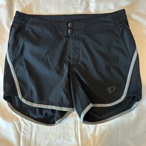 Pearl Izumi Women's Black and Gray Mountain Bike Shorts